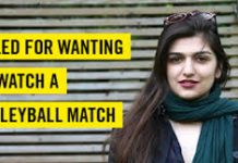 Iran: les mollahs condamnent à un an de prison la jeune Ghoncheh Ghavami qui avait voulu assister à un match de volley