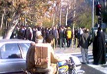 Manifestation des étudiants dans les provinces iraniennes iran