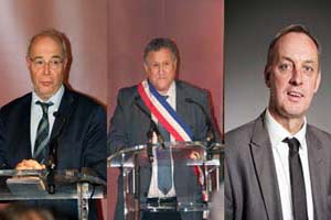 Iran - La solidarité des élus d'Aubervilliers Pascal Beaudet, Boualem Ben Khalouf  et Jacques Salvator