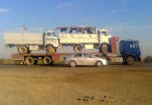 Irak : Vol d’un grand nombre de grues et de véhicules d’Achraf envoyés à la sécurité nationale à Bagdad