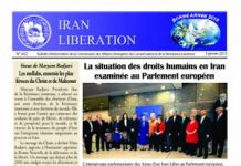 Iran Libération – No 442: La situation des droits humains en Iran examinée au Parlement européen