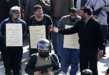 IRAN – Photos : Des détenus exhibés dans les rues et humiliés sans avoir été jugés