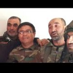La photo montre quatre commandants de haut-rang des pasdaran du régime iranien tués lors des combats en Syrie