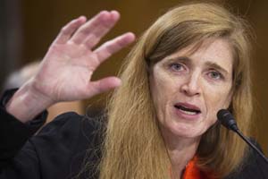L'Iran doit cesser de soutenir Bachar al-Assad - Samantha Power