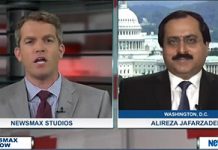 Jafarzadeh à Newsmax TV : le régime en Iran n’a aucune intention d’abandonner son programme nucléaire