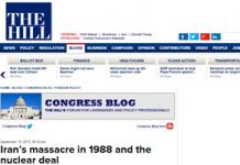 Le massacre des prisonniers politiques en Iran en 1988 et l’accord sur le nucléaire iranien Le massacre des prisonniers politiques en Iran en 1998 et l'accord sur le nucléaire iranien