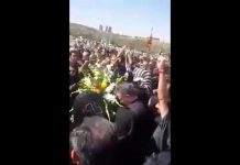Les funérailles du dirigeant syndical Shahrokh Zamani