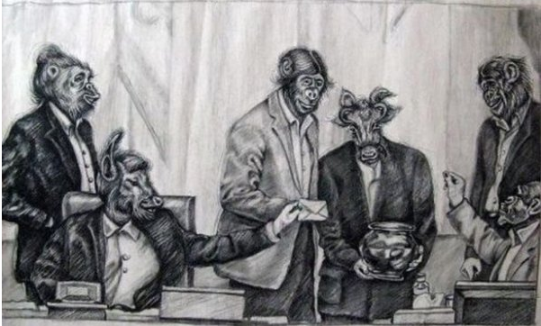 Atena Farghadani qui milite également pour les droits des enfants et des minorités, avait été exclue de l'école des beaux-arts de Téhéran pour avoir dessiné une allégorie sur le Parlement des mollahs