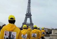 Des actions en cours depuis une semaine à Paris pour protester contre les exécutions en Iran Des actions en cours depuis une semaine à Paris pour protester contre les exécutions en Iran