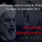 Les iraniens prévoient de protester contre la visite de Rohani à Paris Les iraniens prévoient de protester contre la visite de Rohani à Paris