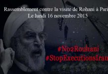Les iraniens prévoient de protester contre la visite de Rohani à Paris Les iraniens prévoient de protester contre la visite de Rohani à Paris