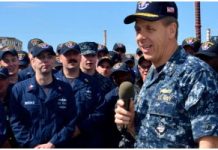 L’amiral américain Kevin Donegan : l’accord sur le nucléaire n’a pas modifié l’attitude agressive du régime iranien L’amiral américain Kevin Donegan : l’accord sur le nucléaire n’a pas modifié l’attitude agressive du régime iranien