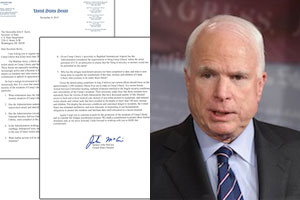 Iran - Le sénateur John McCain exhorte John Kerry à agir face à l’attaque meurtrière contre le camp Liberty