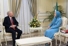 Entretiens de Maryam Radjavi avec le sénateur américain Joseph Lieberman Entretiens de Maryam Radjavi avec le sénateur américain Joseph Lieberman