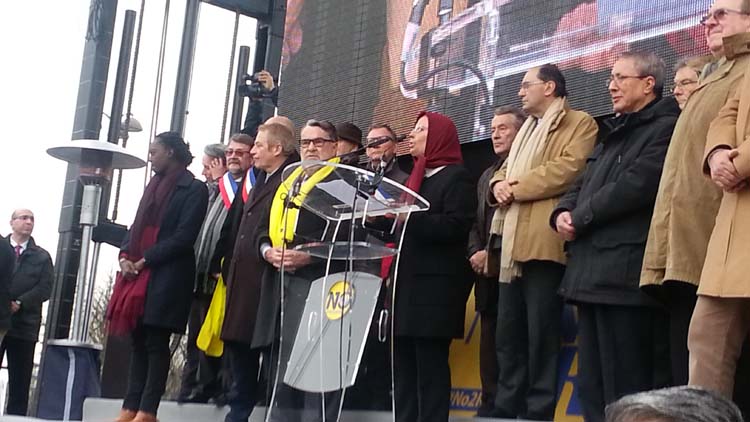 Nous demandons à l’Occident, notamment à la France, de réprimander Rohani pour son bilan désastreux