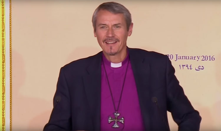 Discours du révérend Adrian Newman