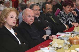 Mgr Jacques Gaillot à la cérémonie des vœux de la Résistance iranienne à Auvers-sur-Oise
