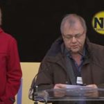 Le syndicaliste Gérard Lauton à la manifestation contre Rohani et pour les droits de l’homme en Iran Le syndicaliste Gérard Lauton à la manifestation contre Rohani et pour les droits de l’homme en Iran