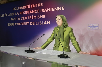Maryam Radjavi - Vœux de 2016-Solidarité des maires et élus français avec la Résistance iranienne