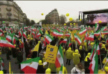 (Mise à jour à 17 h 18 heure de Paris) Les Iraniens se rassemblent à Paris, ils manifestent contre les exécutions en Iran
