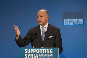 Fabius sans illusion sur un changement d'attitude de l'Iran en Syrie