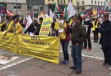 Les iraniens en Autriche dénoncent les violations des droits de l’homme sous Rohani Les iraniens en Autriche dénoncent les violations des droits de l’homme sous Rohani