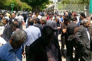 Des agriculteurs iraniens protestent à Ispahan