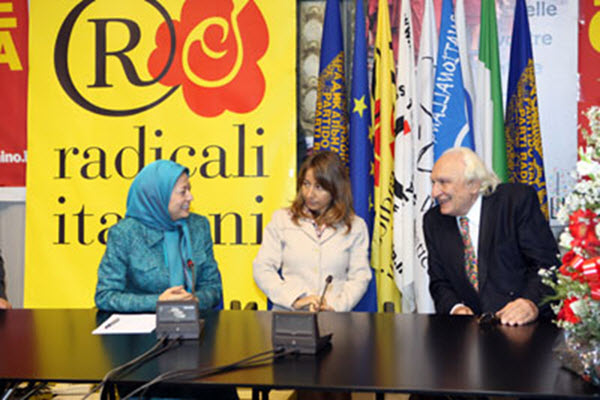 Maryam Radjavi présidente élue de la Résistance iranienne adresse ses condoléances pour la mort de l’italien Marco Pannella