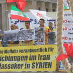 Les partisans de l’OMPI en Allemagne dénoncent l’ingérence du régime iranien en Syrie Les partisans de l'OMPI en Allemagne dénoncent l'ingérence du régime iranien en Syrie