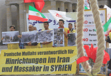 Les partisans de l’OMPI en Allemagne dénoncent l’ingérence du régime iranien en Syrie Les partisans de l'OMPI en Allemagne dénoncent l'ingérence du régime iranien en Syrie