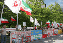 Les iraniens du Canada se manifestent contre les exécutions en Iran Les iraniens du Canada se manifestent contre les exécutions en Iran