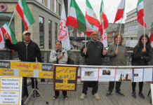 Les partisans de l’OMPI au Danemark dénoncent les violations de droits en Iran Les partisans de l’OMPI au Danemark dénoncent les violations de droits en Iran