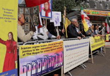 Les partisans de l’OMPI en Hollande dénoncent le massacre du régime iranien en Syrie Les partisans de l'OMPI en Hollande dénoncent le massacre du régime iranien en Syrie