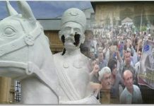 Manifestations dans le sud-ouest de l’Iran contre la profanation d’une statue Manifestations dans le sud-ouest de l’Iran contre la profanation d’une statue