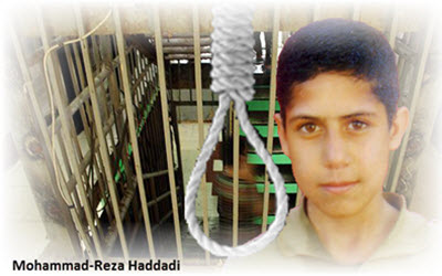 Iran : appel pour annuler la condamnation à mort d’un jeune