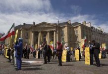 Couverture TV de Reuters aux manifestations de Paris pour dénoncer la visite du MAE du régime iranien Couverture TV de Reuters aux manifestations de Paris pour dénoncer la visite du MAE du régime iranien