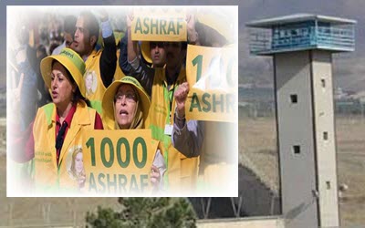 Un groupe de prisonniers ordinaires montre du soutien au rassemblement « Iran Libre »