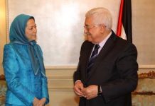 La Présidente élue de la résistance iranienne Maryam Radjavi rencontre le Président Mahmoud Abbas La Présidente élue de la résistance iranienne Maryam Radjavi rencontre le Président Mahmoud Abbas