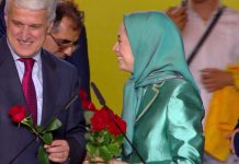Accueil des personnalités albanais au grand rassemblement pour un Iran libre – Le Bourget – 9 juille