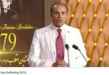 Le pasteur Saeed Abedini au Bourget pour un Iran libre