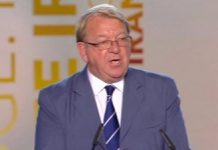 Struan Stevenson au rassemblement pour un Iran libre au Bourget