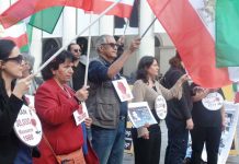 Des ressortissants iraniens ont protesté à Bruxelles contre l’exécution de 28 prisonniers Des ressortissants iraniens ont protesté à Bruxelles contre l'exécution de 28 prisonniers
