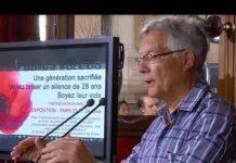 Jean-Pierre Bequet à l’exposition sur le massacre des prisonniers politiques en Iran