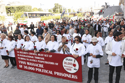 Les communautés Suédo-Iraniennes manifestent à Stockholm contre la vague d’exécutions continue en Iran