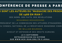 Iran – Conférence de presse à paris Iran - Conférence de presse à paris