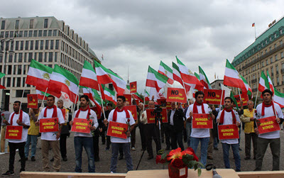 Manifestation majeure et rassemblement à Berlin en protestation à la vague d’exécutions en Iran