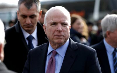 Declaration du senateur John Mccain sur le demenagement reussi des opposants iraniens du camp liberty