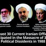 Manifestation contre la presence de Rohani president de regime iranien à l’ONU