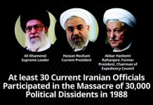 Manifestation contre la presence de Rohani president de regime iranien à l’ONU