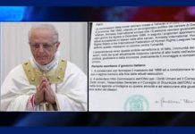 L’archevêque, légat du pape exhorte l’ONU à enquêter sur le massacre de 1988 en Iran Le jeune Archevêque, légat du pape exhorte l'ONU à enquêter sur le massacre de 1988 en Iran